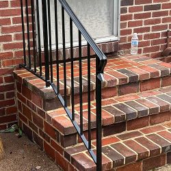 Ornamental Railing on Steps by Guardian Fence